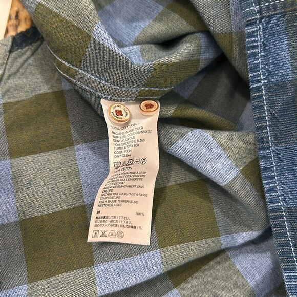 Tommy Bahama Jeans Island Crafted Cotton Plaid Button Down Shirt Size XL - Picture 6 of 9